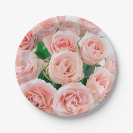 ピンクローズ紙プレート ペーパープレート