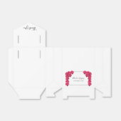 ピンクローズ結婚の贈り物 フェイバーボックス (折り畳みなし)