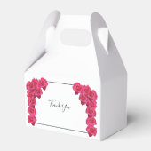 ピンクローズ結婚の贈り物 フェイバーボックス (裏面サイド)