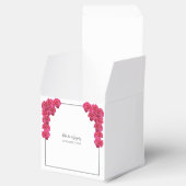 ピンクローズ結婚の贈り物 フェイバーボックス (オープン)