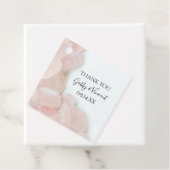 ピンクローズ結婚クォーツ フェイバータグ (インサイチュ)