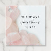 ピンクローズ結婚クォーツ フェイバータグ (正面)