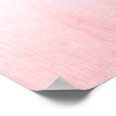 ピンクローズ結婚シーティングテーブルプラ空白のン ポスター (角)