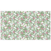 ピンクローズ結婚ズフローラパステル春 テーブルクロス (正面(横))