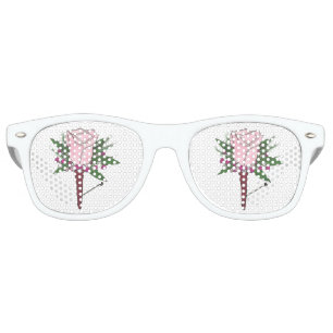 ピンクローズ結婚ズプロムブトニエールフラワーシェード レトロサングラス