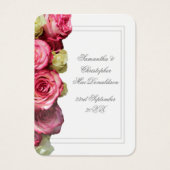 ピンクローズ結婚フローラ感謝していズユーラベル (正面)