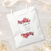 ピンクローズ結婚フローラ フェイバーバッグ (クリップ留めされた状態)