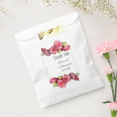 ピンクローズ結婚フローラ フェイバーバッグ (封をした状態)