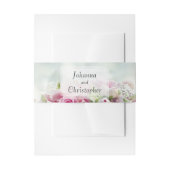 ピンクローズ結婚式招待状ベリーバンド 招待状ベリーバンド (正面例)