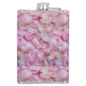 ピンクローズ花びらパターン フラスク (裏面)