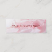 ピンクローズ花びら名刺 スキニー名刺 (裏面)