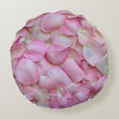 ピンクローズ花びら ラウンドクッション (裏面)
