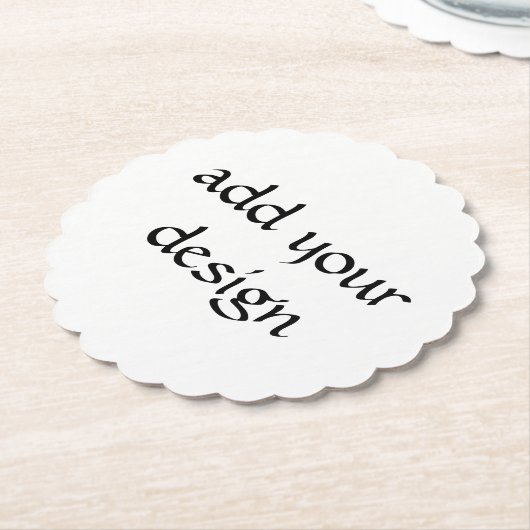 ピンクローズ誕生日 ペーパーコースター (アングル)