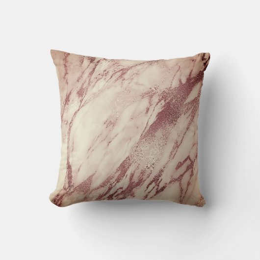 ピンクローズ赤面粉末クリーミーグラムマーブルコッパー クッション (正面)