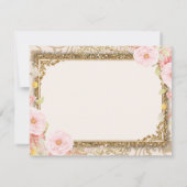 ピンクローズ金ゴールドクインセアニラ15アノスセーブ サンキューカード (裏面)