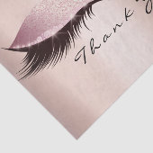 ピンクローズ金ゴールドグリッターありがとう目まぶし 薄葉紙 (詳細)