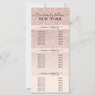 ピンクローズ金ゴールドグリッターグラデーションサロン価格表