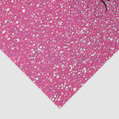 ピンクローズ金ゴールドグリッターハッピーバースデー名前をカスタムする 薄葉紙 (詳細)