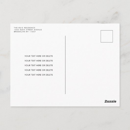 ピンクローズ金ゴールドグリッターバルーンエイジ誕生日 ポストカード (裏面)