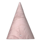 ピンクローズ金ゴールドグリッターパイナップル熱帯パーティー パーティーハット (右)