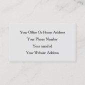 ピンクローズ金ゴールドグリッターブティックヘアサロンスパ 名刺 (裏面)