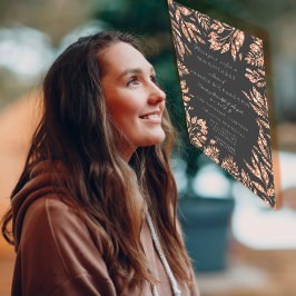 ピンクローズ金ゴールドグリッターリーフブライダル誕生日パーティー 招待状