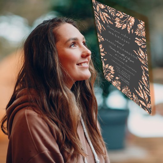 ピンクローズ金ゴールドグリッターリーフブライダル誕生日パーティー 招待状