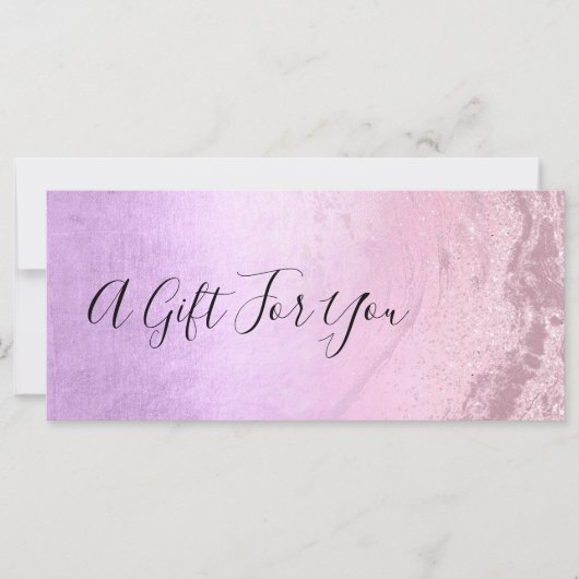 ピンクローズ金ゴールドグリッター&パープルメイクアップアーティスト (正面)