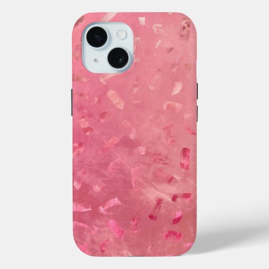 ピンクローズ金ゴールドグリッター Case-Mate iPhoneケース (裏面)