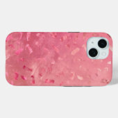 ピンクローズ金ゴールドグリッター Case-Mate iPhoneケース (裏面 (横))