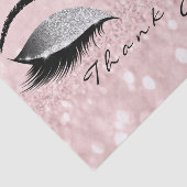 ピンクローズ金ゴールドシルバーグリッターサンキューアイズ 薄葉紙 (詳細)