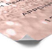 ピンクローズ金ゴールドスキニー目まぶし価格 ポスター (角)