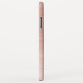 ピンクローズ金ゴールドステンレススチールモノグラム Case-Mate iPhoneケース (裏面/右)