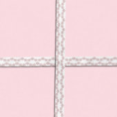 ピンクローズ金ゴールドスノーフレークウィンタースウィート16 サテンリボン