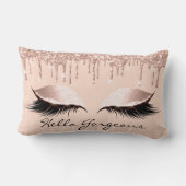 ピンクローズ金ゴールドドリップメイクアップまぶしハローゴージャス ランバークッション (裏面)