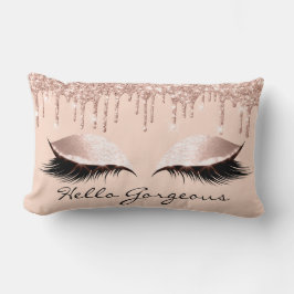 ピンクローズ金ゴールドドリップメイクアップまぶしハローゴージャス ランバークッション