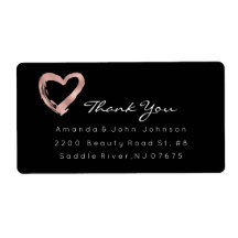 ピンクローズ金ゴールドハートブラシストローク