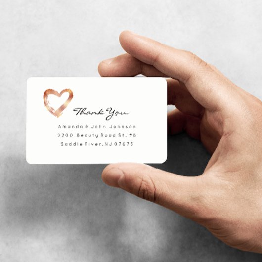 ピンクローズ金ゴールドハート赤面ホワカスタムイトありがとう ラベル