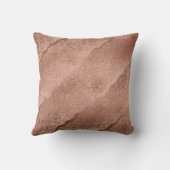 ピンクローズ金ゴールドパウダーフローラレースグラムピロー クッション (裏面)