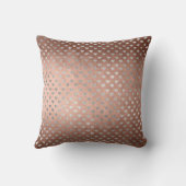 ピンクローズ金ゴールドパウダー銀ハートグラムピロー クッション (裏面)