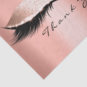 ピンクローズ金ゴールド感謝していコーラルアイズラッシュ 薄葉紙 (詳細)