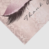 ピンクローズ金ゴールド感謝していブライダルアイラッシュ 薄葉紙 (詳細)