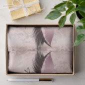 ピンクローズ金ゴールド感謝していブライダルアイラッシュ 薄葉紙 (ギフト)