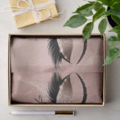 ピンクローズ金ゴールド赤面グリッターサンキューアイスキニー 薄葉紙 (ギフト)