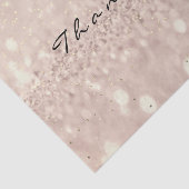 ピンクローズ金ゴールド赤面グリッターサンキュー赤面 薄葉紙 (詳細)