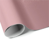 ピンクローズ金ゴールド赤面グリッタースパークレッドビーン ラッピングペーパー (ロールコーナー)