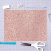 ピンクローズ金ゴールド赤面メタリックグラムグリッタールクス 薄葉紙 (クラフト)