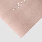 ピンクローズ金ゴールド赤面メタリックサンキューネーム 薄葉紙 (詳細)