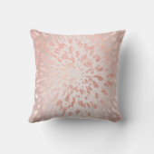 ピンクローズ金ゴールド赤面金ゴールドストロークストライプシャイン クッション (裏面)