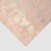 ピンクローズ金ゴールド赤面金属粉末ハート 薄葉紙 (詳細)